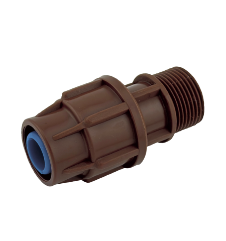 Адаптор φ20 x 3/4"м. холендър кафяв